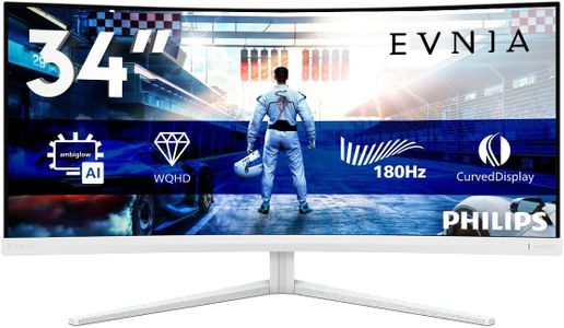 Philips Evnia 34" Curved Gaming Monitor – UltraWide QHD Display