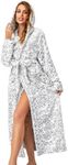 RONGTAI Womens Robes Plush Fleece H