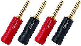 4 QED Screwloc Forte Gold Plated 4m