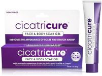 Cicatricure Face & Body Scar Gel, Reduces the Appearance of Old & New Scars, Stretch Marks, Surgery, Injuries, Burns and Acne, 1 Ounce (Packaging May Vary)