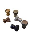 Housemart Handlier Knobs for Drawer & Cabinets Set Knob, Brass Wardrobe Kitchen Door Pull Handle Knobs Mushroom Shape Drawer Knob Brush Antique (Pack of 4)