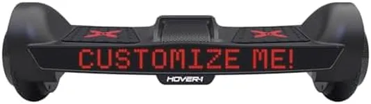 Hover-1 Sypher Electric Self-Balancing Hoverboard with Customizable Screen, Dual 150W Motors, 7 mph Max Speed, and 7 Miles Max Range