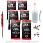 Counteract DIYDK-8 Do It Yourself Tire/Wheel Balancing Beads Dually Kit - Light/Medium Duty Truck Tires, (6) 8oz DIY Bead Bags, (6) Valve Caps and Cores, (1) Core Remover, Injector Bottle