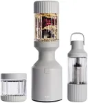 Beast Blender + Hydration System | Blend Smoothies and Shakes, Infuse Water, Kitchen Countertop Design, 1000W (Pebble Grey)
