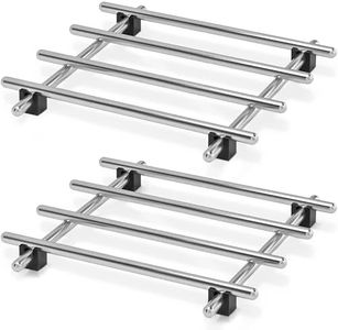 2Pcs Stainless Steel Trivet Instant Pot - 7 by 7-inch Stainless Steel Pot Stand Kitchen Trivets for Hot Dishes - Cast Iron Trivet for Wood Stove Trivet Runner - Trivets for Kitchen Counter Pot Holder