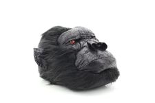 Unisex Novelty Animal Face Black Gorilla Slippers (Black, UK Footwear Size System, Adult, Men, Numeric, Medium, 10)