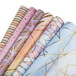 Birch & Co. Gift Wrapping Paper Sheet-Gift Paper-Gift Wrap Roll-Gift Papers Sheets-Gift Cover Rapping Wrapper-Gift Packing Materials-Design Sheet For Packing, Multicolor, Mix Pack Of 12