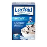 Lactaid Fast Act Lactose Intolerance Relief Caplets with Lactase Enzyme, 96 Travel Packs of 1-ct., 96 Count