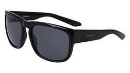 Dragon Men's Rune Sunglasses, Shiny Black/Smoke, 58 mm