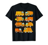 Garbage Truck Street Sweeper Boys Girls Men Trash Trucks T-Shirt