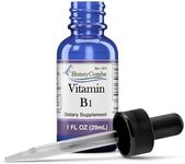 Vitamin B1 (Thiamine) Drops - High Potency Thiamine Vitamin B1 Extract - Vegan, Alcohol-Free Non-GMO Vitamin Liquid - Maintain Nervous System Health, Support Digestion & Boost Energy, 1 Fl Oz.