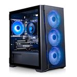 ADMI Gaming PC - AMD Ryzen 5 5500 - NVIDIA RTX 3060 8GB GDDR6-16GB 3200MHz DDR4-1TB NVMe - X= Airflow RGB (Black) - WIFI - Windows 11