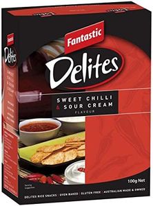 Fantastic Delites Sweet Chilli and Sour Cream Rice Crackers, 100g