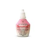 Nasomist Original Nasal Saline Spray/Drops : For Dry And Thick Mucus Caused By Atrophic Rhinitis, Chronic Sinusitis And Crust Nasal Membrane, Pack Of 4