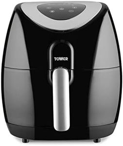 Tower Vortx T17024 Digital Air Fryer Oven with Rapid Air Circulation and 60 Min Timer, 4.3 Litre, Black