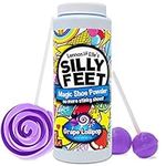 Magic Shoe Deodorizer Powder for Smell - Foot Powder Shoe Odor Eliminator Stronger than Shoe Deodorizer Spray for Smelly Feet, Insert or Foot Spray & Shoe Spray Deodorizer Large 8oz Grape Scent