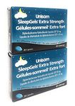 2 Pack Unisom ExtraStrength Sleepgels 20s ((A total of 40 Sleepgels)