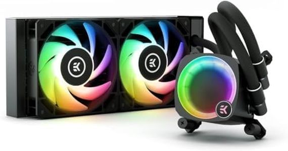 EK Nucleus AIO All-in-One Liquid CPU Cooler with EK FPT Fans, Water Cooling Computer Parts, 120mm Fan, Compatible with Latest Intel & AMD CPUs (240mm, Nucleus - CR240)