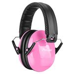 ProCase Kids Ear Protection, SNR 27dB Noise Cancelling Headphones for Kids, Sound Proof Hearing Protection Noise Reduction Ear Muffs for Fireworks, Autism, Reading, Concerts -Pink