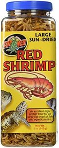 Zoo Med Large Sun-Dried Red Shrimp Aquatic Turtle Food 5 oz.