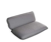 BINO Non-Slip Cushioned Bath Pillow With Suction Cups, Silver - Spa Pillow Bath Pillows For Tub Neck And Back Support Bathtub Pillow Bath Pillows For Tub Bath Accessories Set Bath Tub Pillow Rest