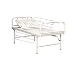 Salasar Hospital or Medical Patient Bed with Side Railing (White)