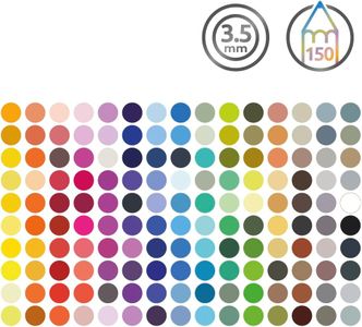 Derwent Chromaflow Colored Pencils, 150-Tin Set