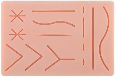 Ultrassist Upgraded Suture Pad for Medical and Vet Students, 3 Layers with 14 Wounds, Suture Practice Pad Embeds a rip-Resistant mesh, Hard to Rip, Tear or Break (Training Practice Only)