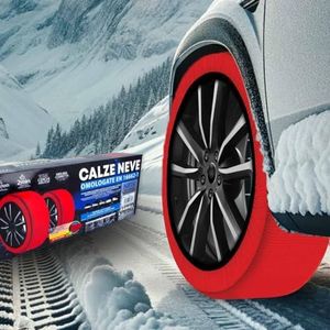 CARALL Snow Socks for Car, Approved EN 16662-1 2020, Easy Assembly in 2 Minutes (XXL)