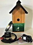 Birdboxview nestbox with cctv colour cabled camera, cedar wood. Watch birds nesting on your TV for nature lover. With 20m AV extension cable + HDMI AV to TV adapter kit.