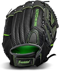 Franklin Sports Fastpitch Softball Glove - Fastpitch Pro - Adult and Youth Softball Mitt - Infield and Outfield - Right Handed Glove - Lime 11" Righty (22433)