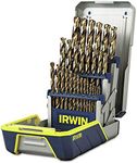 IRWIN Drill Bit Set, M35 Cobalt Alloy Steel Steel, 29-Piece (3018002)