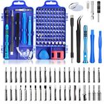 Precision Screwdriver Set, Apsung 110 in 1 Professional Screwdriver Set, Multi-Function Magnetic Repair Computer Tool Kit Compatible with iPhone/Ipad/Android/Laptop/PC etc (Blue)