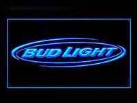 Bud Light Beer Bar Budweiser Led Light Sign Blue