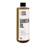 GRAIN GUARD Danish Oil | Enhances Natural Beauty of Wooden Surfaces | Seals & Protects with Satin Finish | Water Repellent | Use On Oak, Pine & More | 500ml