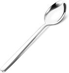 KINGSTONE Dinner Spoons Set of 12, 8-Inch 18/10 Stainless Steel Spoon Cutlery Table Spoons for Home, Kitchen & Restaurant, Dishwasher Safe (Dinner Spoons Set, 12-Piece)