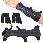 Archery Arm Guard TAIZER 4 Pack Armguard Bracer, Archery Arm Protector Protectio Hunting Shooting Lace up with Archery Glove Archery Armguard for Compound Recurve Bow Adult Youth Beginners Shooting