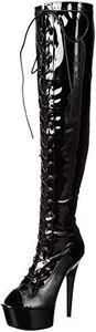 Ellie Shoes Women's Thigh High Fashion Boot, Black, 7