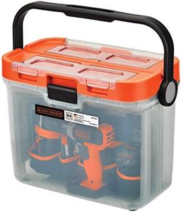 BLACK+DECKER 20V MAX Drill with Home Tool Kit, 66-Piece (BCKSB62C1)
