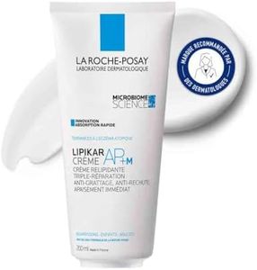 La Roche-Posay, Lipikar, Crème AP+M Relipidante Triple Réparation, Nourrit & Apaise, Enrichie en Niacinamide & Beurre de Karité, Texture Légère, Pour Peaux Sèches à Tendance à l'Eczéma Atopique, 200ml
