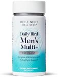 Best Nest Men's Multi+, Methylfolate, Methylcobalamin (B12), Multivitamins, Probiotics, Made with 100% Natural Whole Food Organic Blend, Once Daily Multivitamin Supplement, 30 Caplets