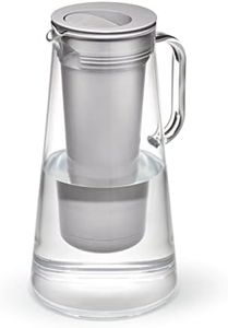 LifeStraw Home – Water Filter Pitcher, 7-Cup, Pebble, BPA Free Designed for Everyday Protection Against Bacteria, parasites, microplastics, Lead, Mercury, PFAS, and A Variety of Chemicals