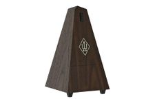 Wittner Metronome Taktell Pyramid Shape System Maelzel Series 845 - Plastic casing - Without bell - Walnut grain - Mechanically wound - No batteries required - Made in Germany