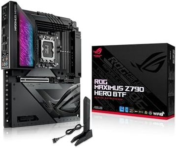 ROG MAXIMUS Z790 HERO BTF LGA 1700 ATX gaming motherboard,hidden-connector design, 20+1+2 power stages,DDR5,5xM.2 slots,PCIe 5.0 NVMe SSD slot onboard,Wi-Fi 7 with WiFi Q-Antenna,2xThunderbolt 4 ports