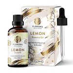 Florona Lemon Essential Oil 100% Pure & Natural - 1 fl oz, Therapeutic Grade for Hair & Skin Care, Diffuser Aromatherapy, Soap Making, Candle Making