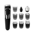 Philips Multigroom Series 3000 Cordless with 10 Trimming Accessories, Lithium-Ion and Storage Bag, MG3750/10