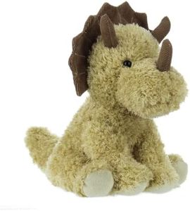 Apricot Lamb Toys Plush Green Dinosaur Triceratops Stuffed Animal Soft Cuddly Perfect for Child (Green Triceratops,9 Inches)
