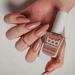 BAD COMPANY Nude Nail Polish 10ml, No Toxin Nail Lacquer, Long Lasting, Chip Resistant, Vegan, Quick Dry & Cruelty-Free Glossy Nail Paint - Force of Nature 96 (Nude Nail Color)