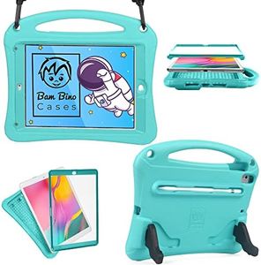 Bam Bino Space Suit Case for iPad Air 1/ iPad Air 2 Case for Kids, iPad 5th/ iPad 6th Generation Case for Kids, iPad Pro 9.7 | Protective Screen Guard, Shoulder Strap, Pencil Holder, Eco-Mailer