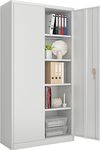 SUPEER Metal Storage Cabinet with 2